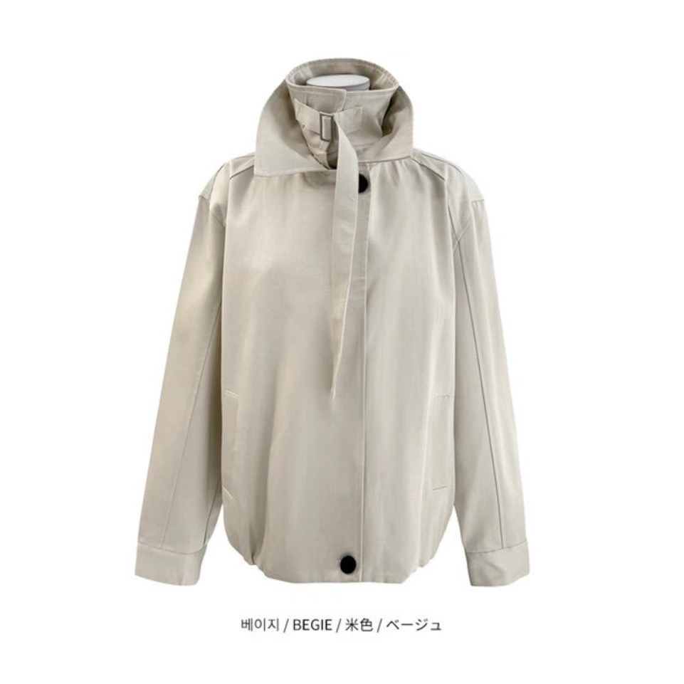 GGAEBI韓國代購女裝新品26春夏職業休閑熱賣時尚夾克雙層GGAEBI夾克圖色2