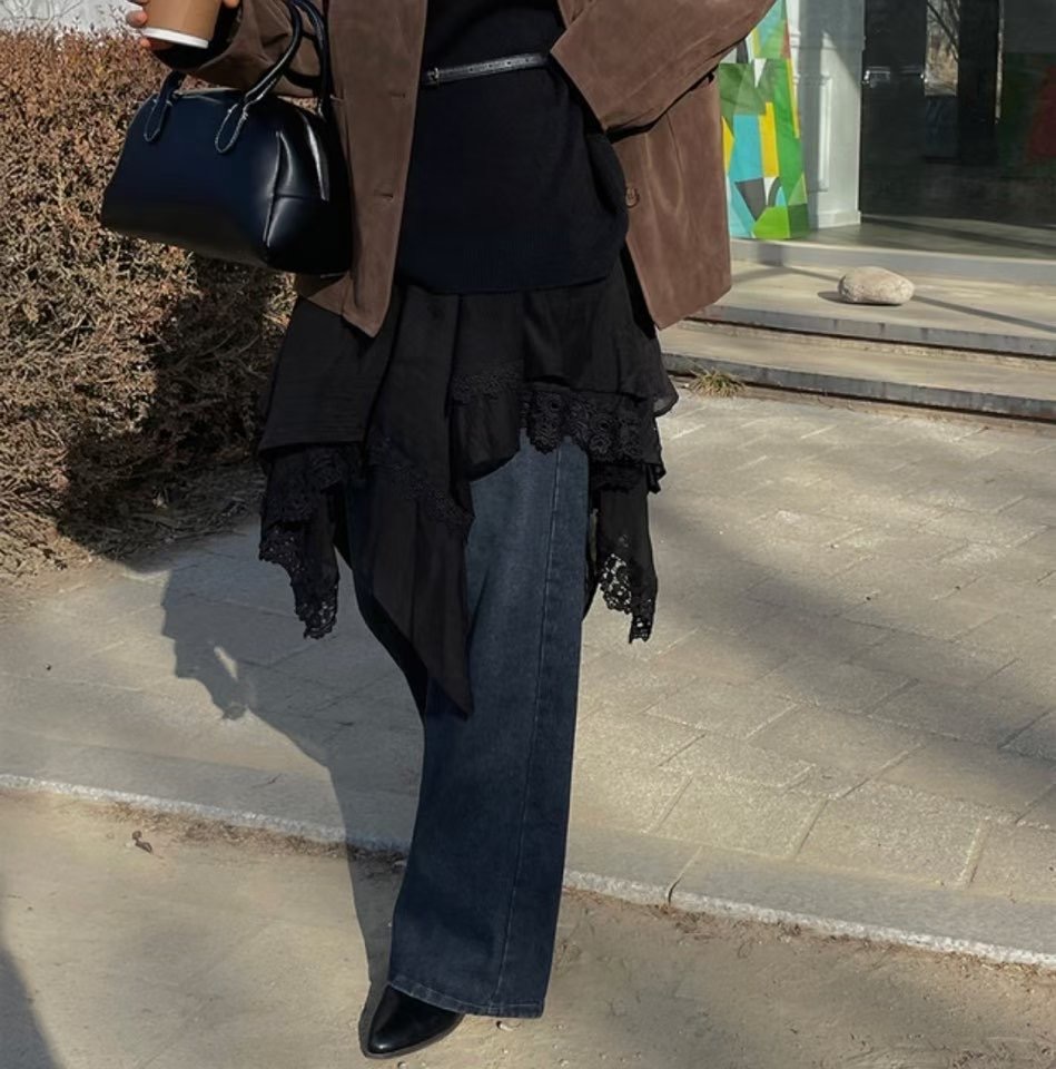 GGAEBI韓國直郵女裝新款熱賣時尚26春夏休閑半身裙中短裙GGAEBI半身裙/中短裙