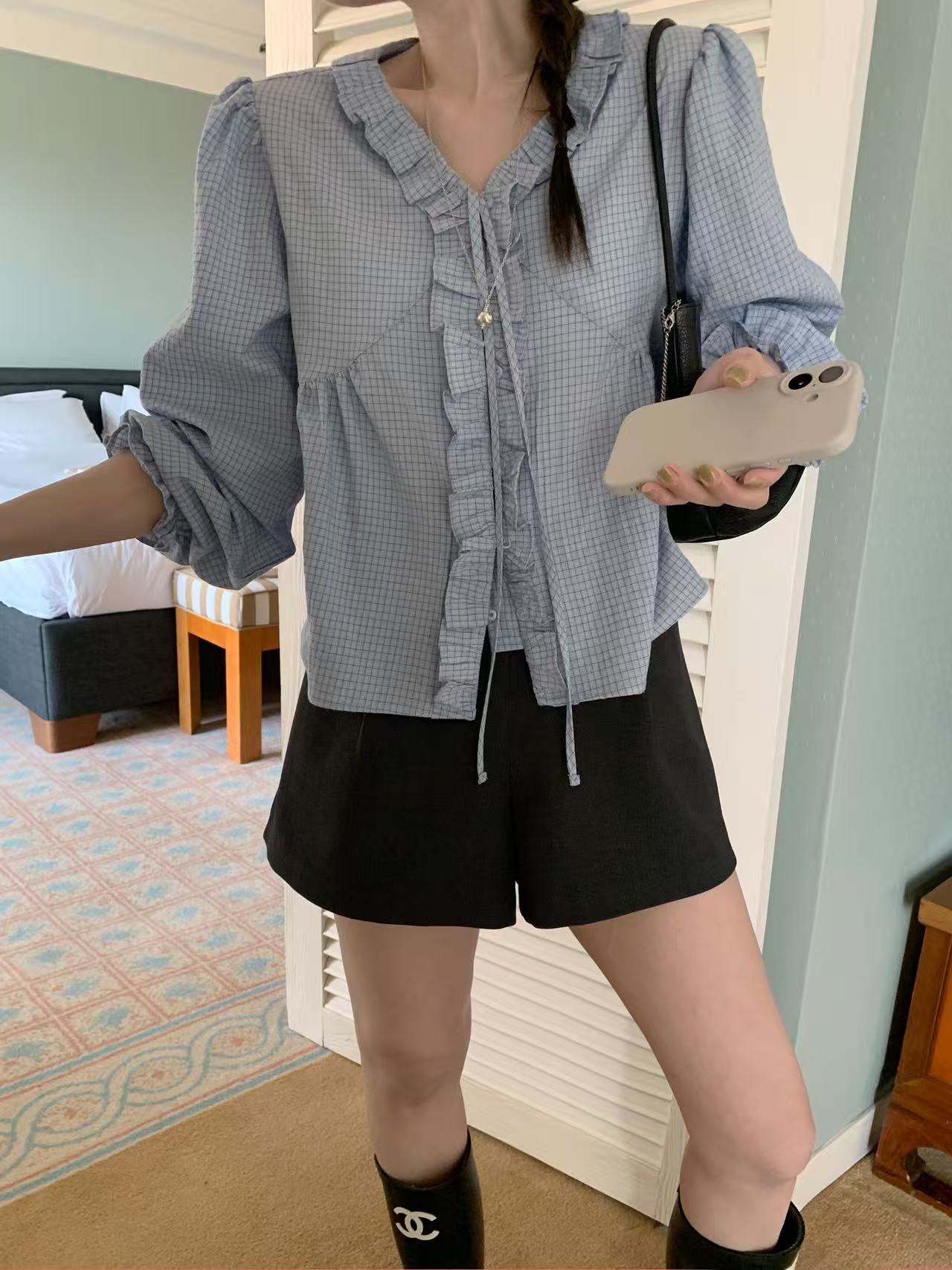 MELLOUNGE-멜라운지-T韓國東大門直郵女士新品熱賣短褲MELLOUNGE-2件起短褲