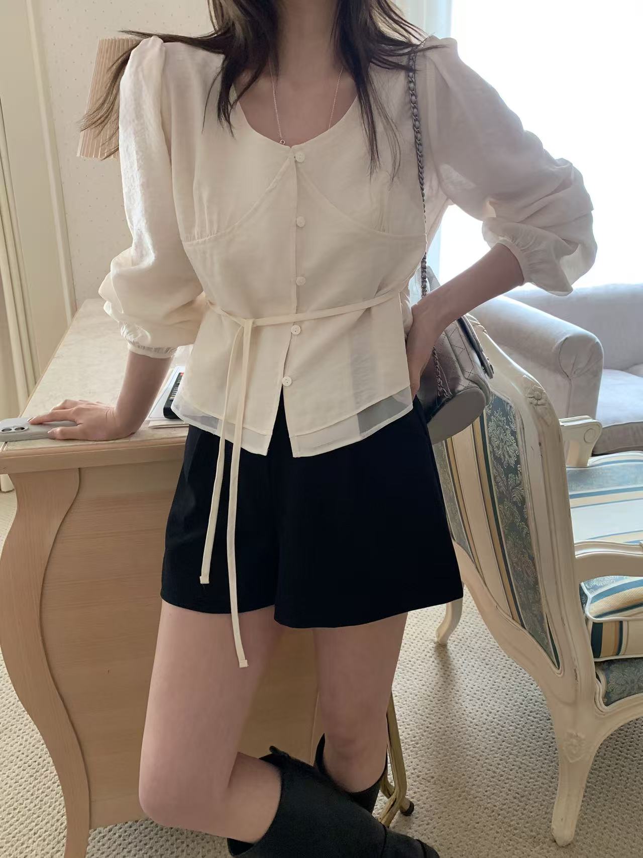 MELLOUNGE-멜라운지-T韓國東大門直郵女士新品熱賣短褲MELLOUNGE-2件起短褲