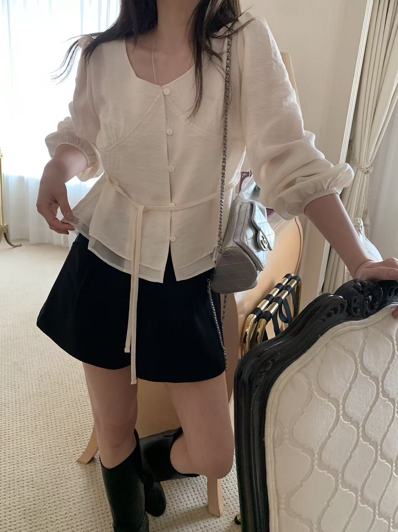 MELLOUNGE-멜라운지-T韓國東大門直郵女士新品熱賣短褲MELLOUNGE-2件起短褲