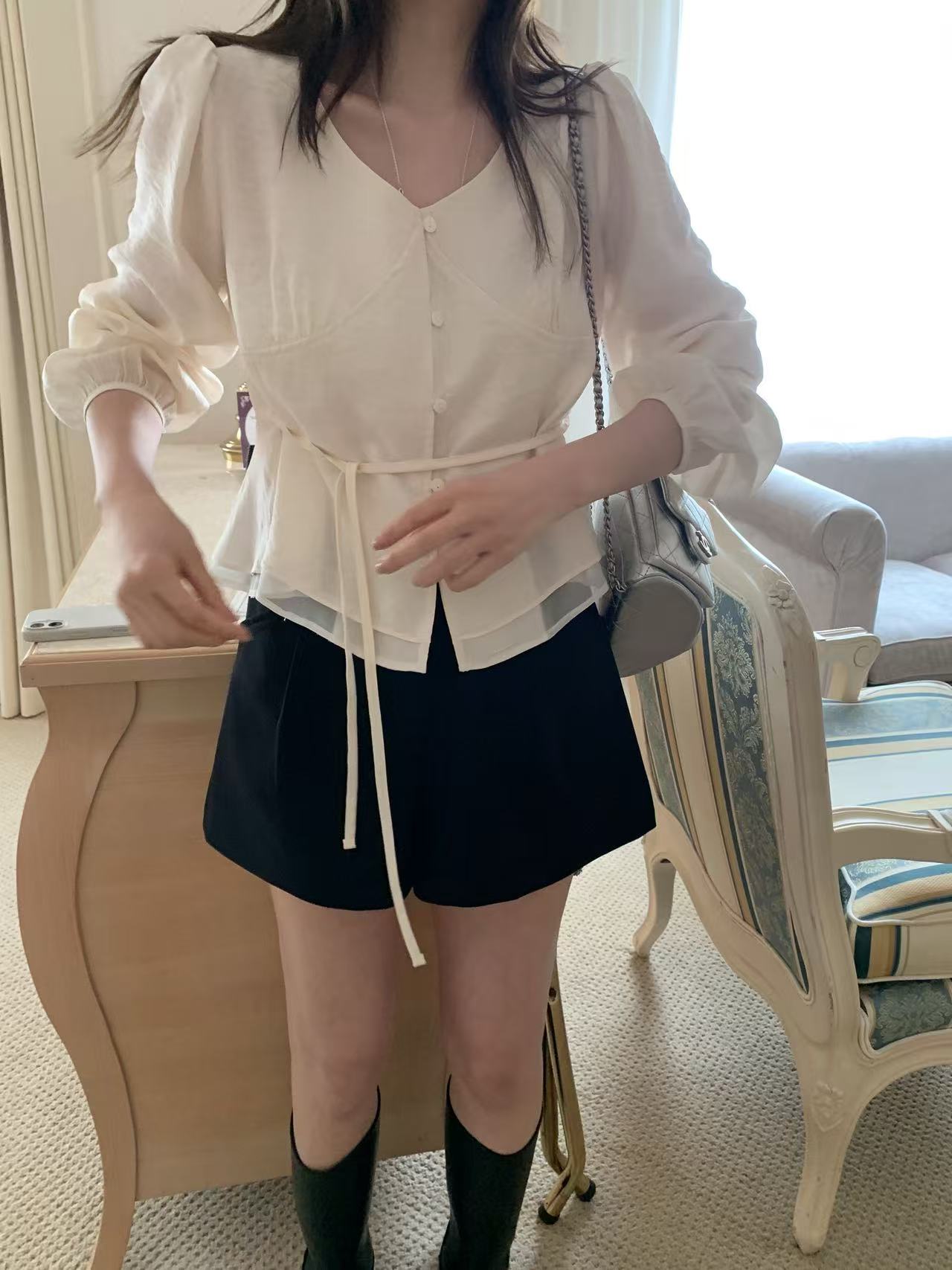 MELLOUNGE-멜라운지-T韓國東大門直郵女士新品熱賣短褲MELLOUNGE-2件起短褲