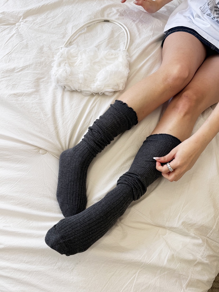 NICEALICE韓國東大門直郵女士新品推薦26春夏熱賣襪子荷葉邊NICEALICE襪子圖色4