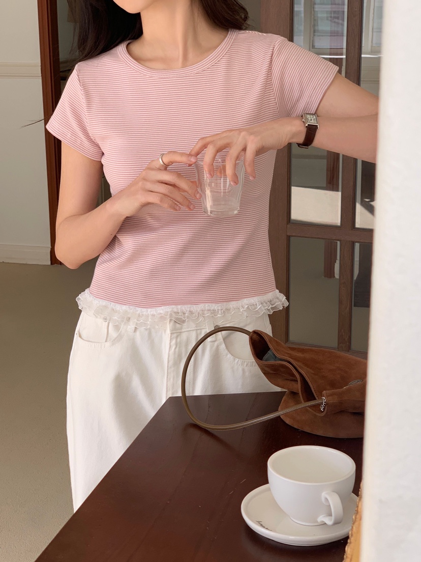 FORMSTUDIO/ATELIENNE韓國直郵女裝新款熱賣職業26春夏T恤FORMSTUDIO/ATELIENNET恤