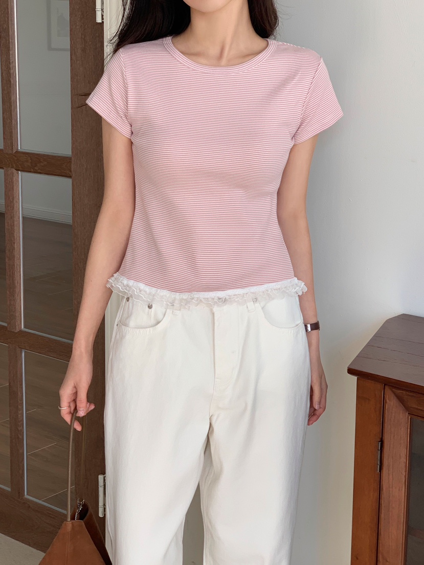 FORMSTUDIO/ATELIENNE韓國直郵女裝新款熱賣職業26春夏T恤FORMSTUDIO/ATELIENNET恤圖色1