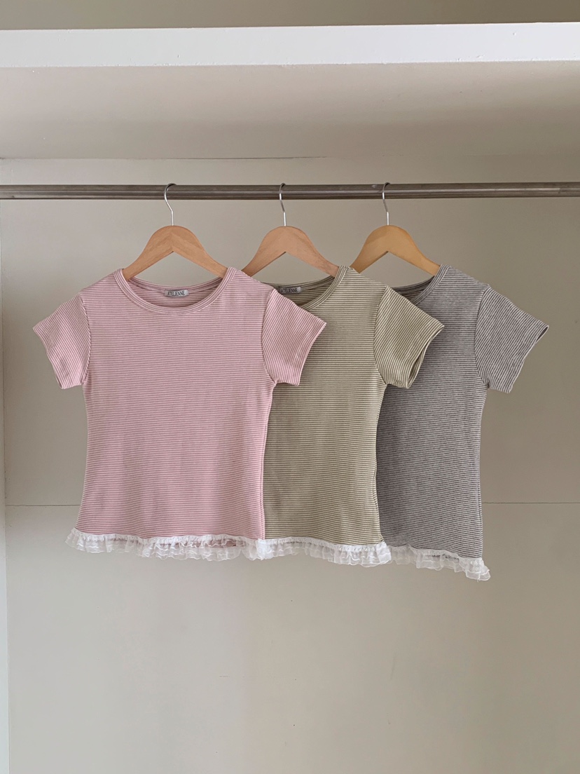 FORMSTUDIO/ATELIENNE韓國直郵女裝新款熱賣職業26春夏T恤FORMSTUDIO/ATELIENNET恤圖色3左三色