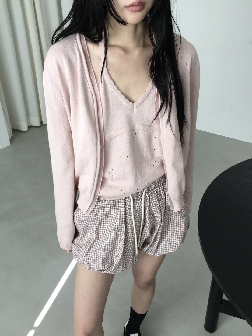 MARKE-P韓國直郵實拍女士新款推薦針織衫不含內搭透視開衫MARKE-P針織衫