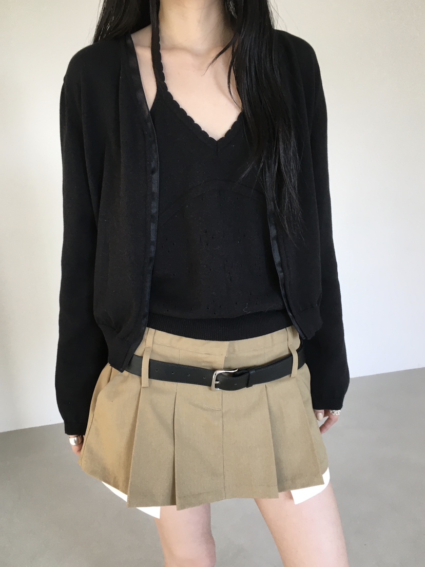 MARKE-P韓國直郵實拍女士新款推薦針織衫不含內搭透視開衫MARKE-P針織衫