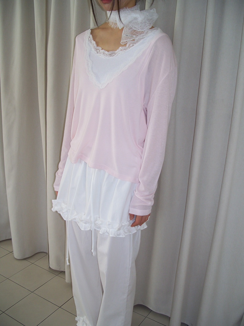 FLASH/I LOVE ME韓國東大門代購女士新款時尚長袖T恤不含內搭圍巾FLASH/I LOVE ME長袖T恤