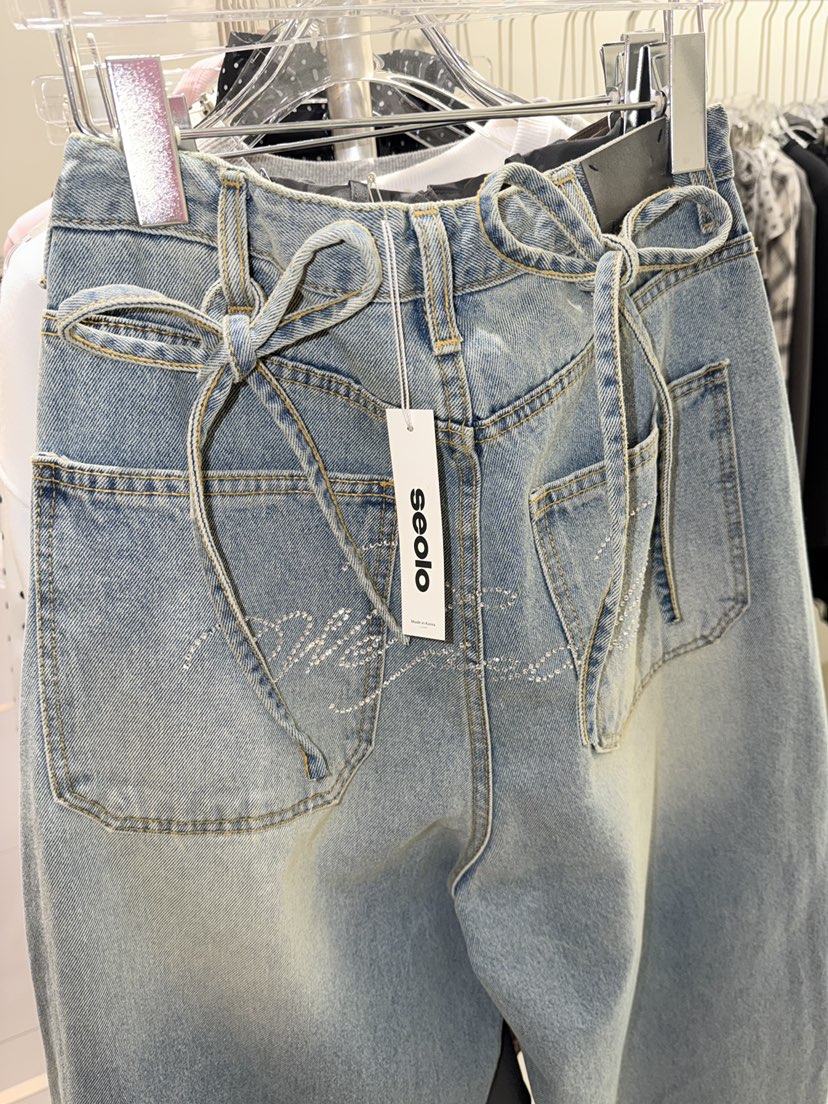 SEOLO韓國東大門代購女裝新款職業時尚人氣推薦26春夏牛仔褲Seolo seoul牛仔褲