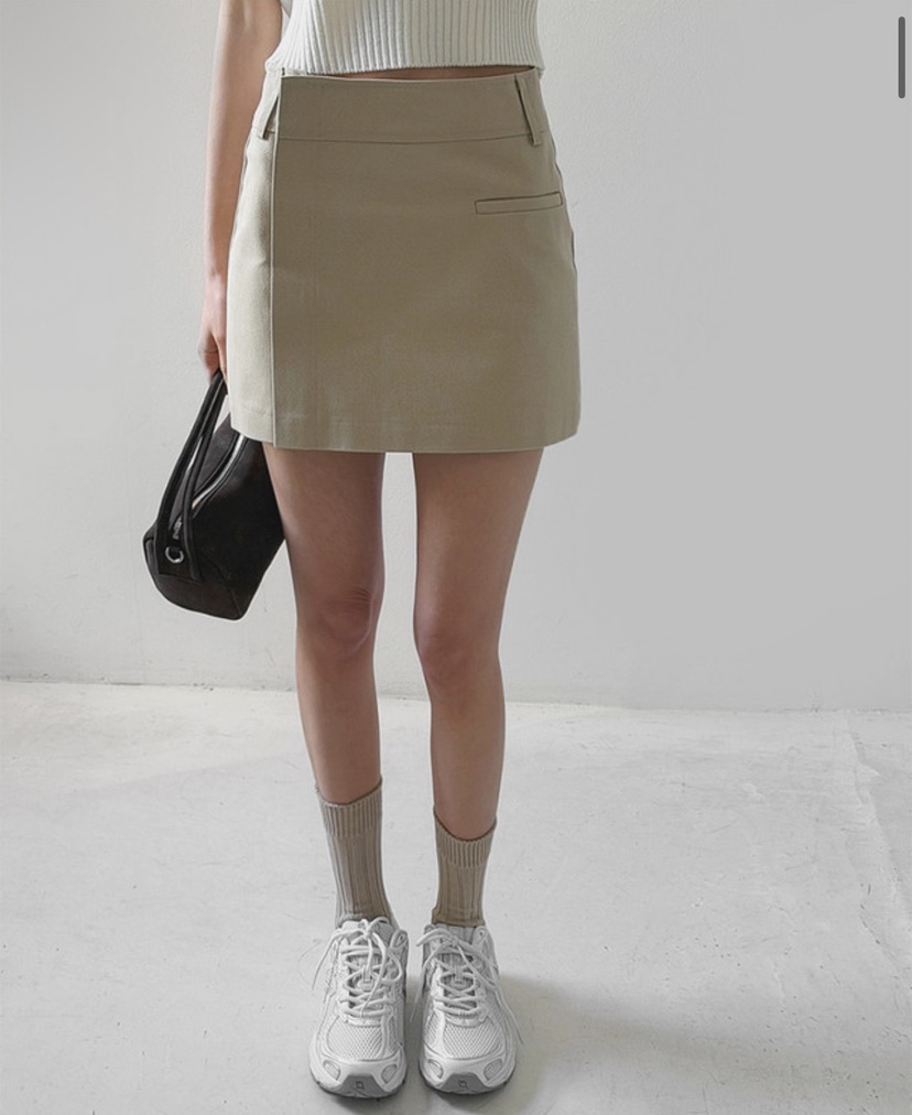 EOMPIT韓國代購女士新款人氣職業休閑熱賣26春夏時尚短裙EOMPIT短裙