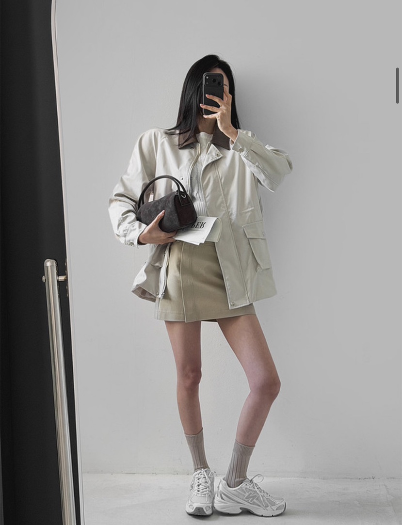 EOMPIT韓國代購女士新款人氣職業休閑熱賣26春夏時尚短裙EOMPIT短裙