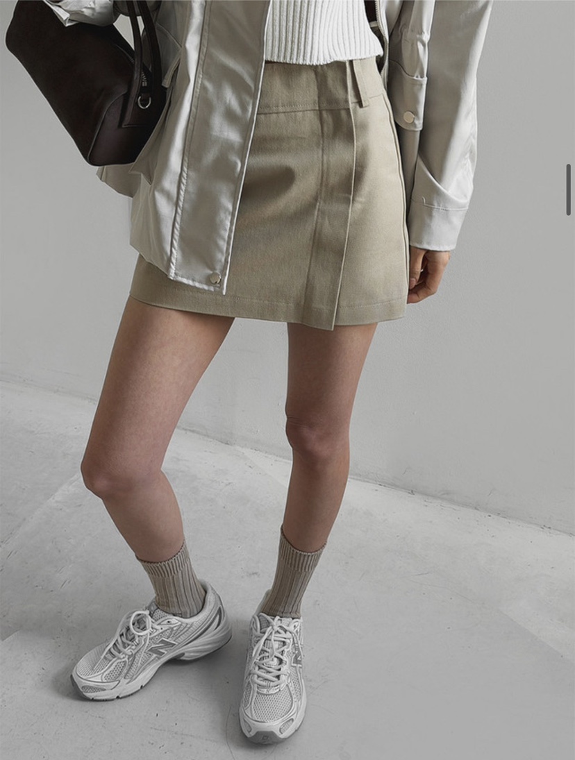 EOMPIT韓國代購女士新款人氣職業休閑熱賣26春夏時尚短裙EOMPIT短裙