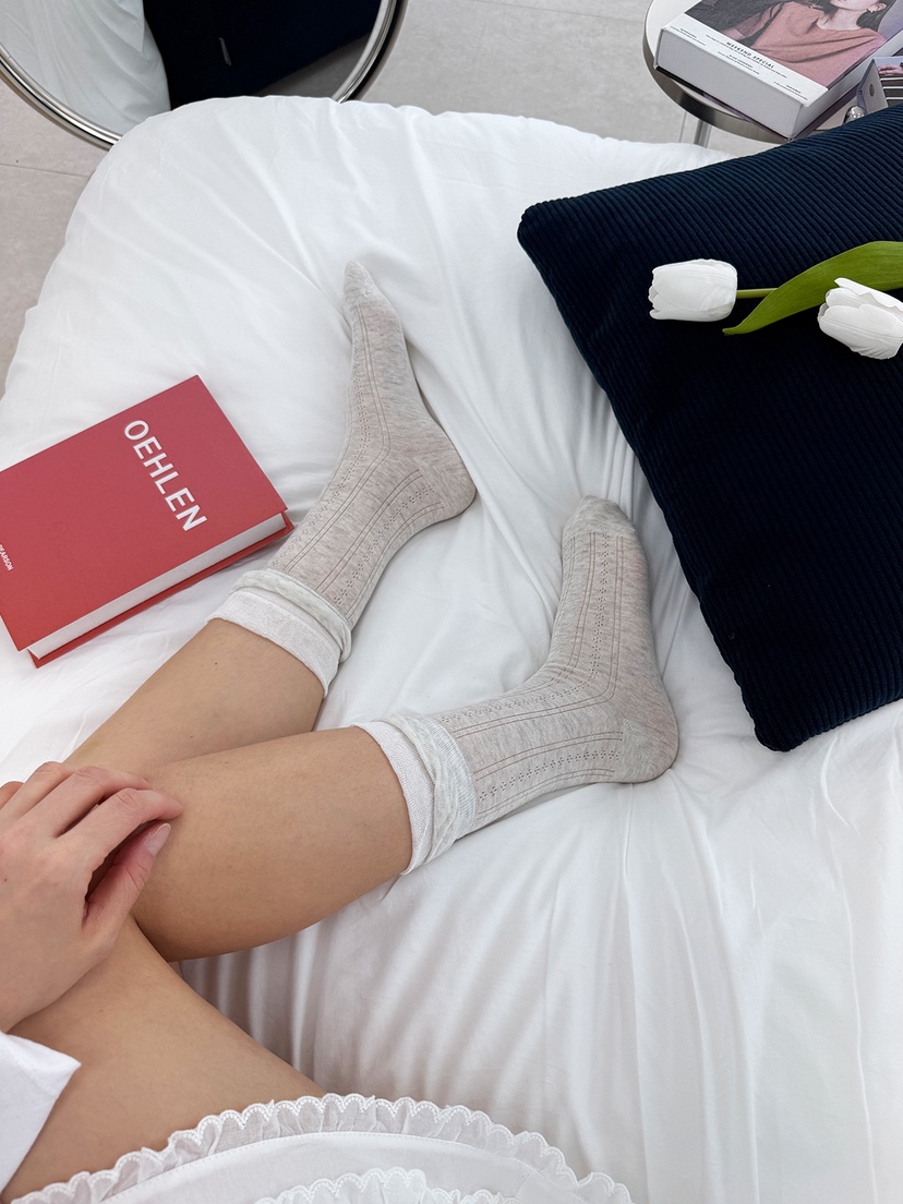 NICEALICE韓國代購女裝新款熱賣職業休閑推薦時尚襪子荷葉邊NICEALICE襪子