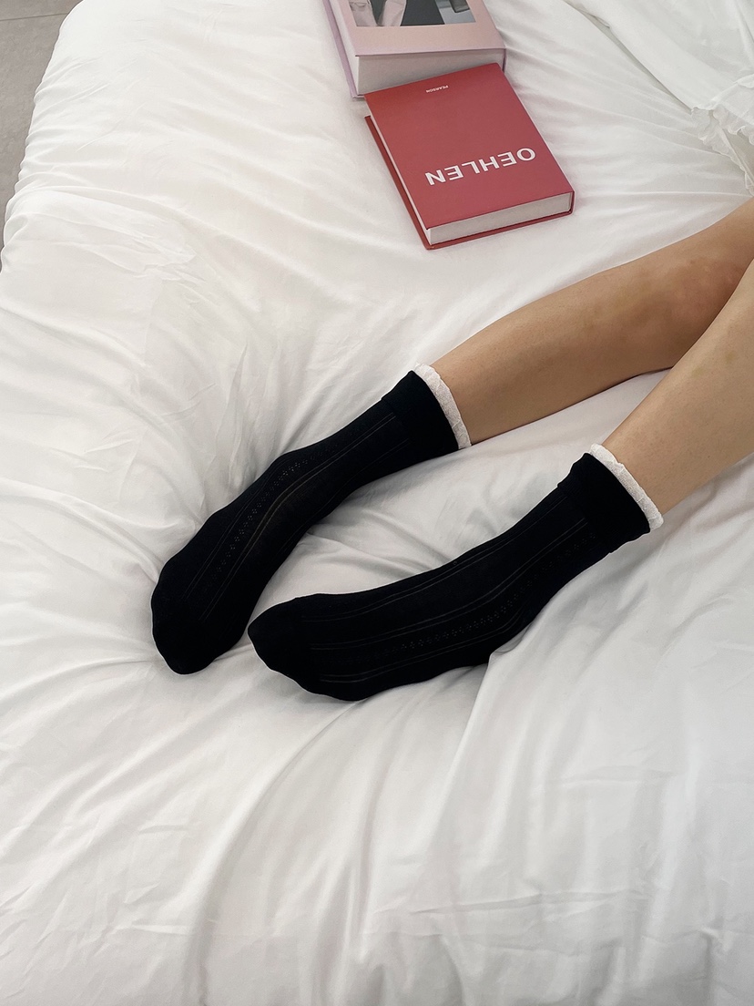 NICEALICE韓國代購女裝新款熱賣職業休閑推薦時尚襪子荷葉邊NICEALICE襪子