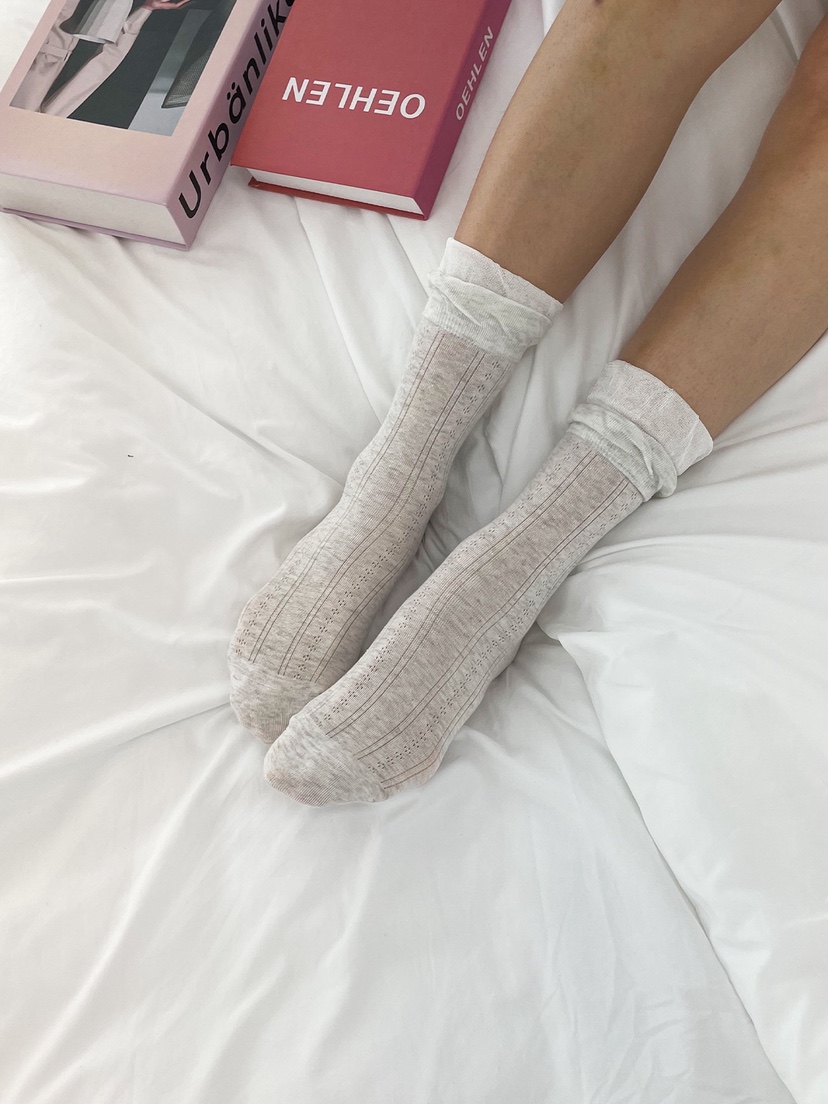 NICEALICE韓國代購女裝新款熱賣職業休閑推薦時尚襪子荷葉邊NICEALICE襪子圖色3