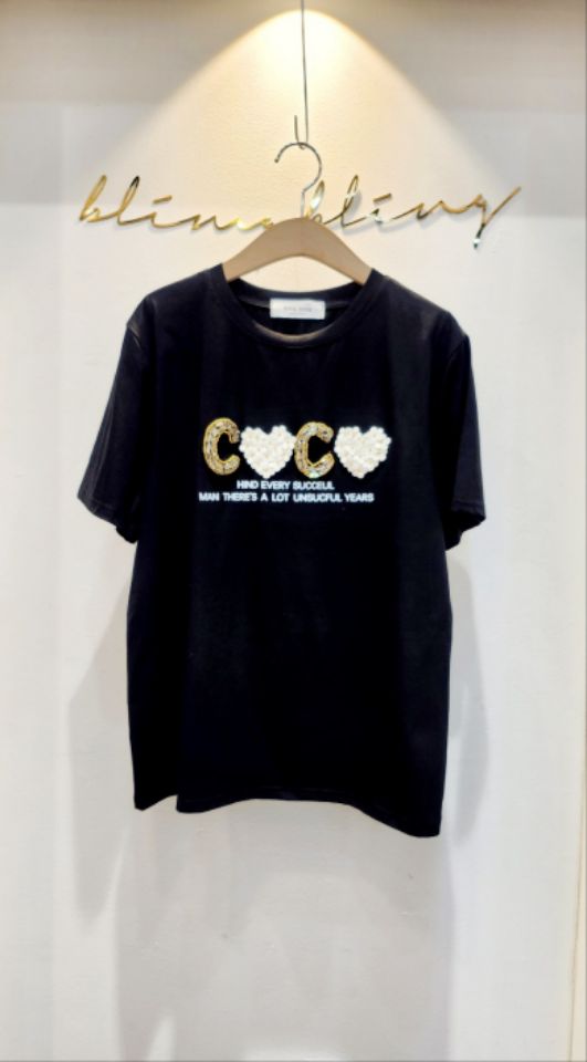 BLING BLING-S/RICO韓國東大門直郵女裝新品職業時尚T恤BLING BLING-S/RICOT恤圖色1