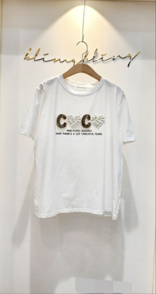 BLING BLING-S/RICO韓國東大門直郵女裝新品職業時尚T恤BLING BLING-S/RICOT恤圖色2