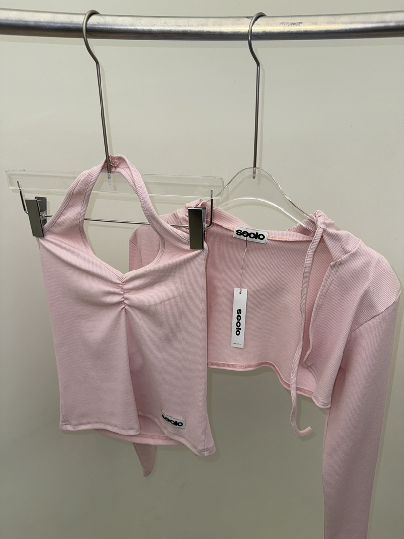 SEOLO韓國直郵實拍女士新款休閑26春夏推薦時尚職業套裝褶裥Seolo seoul套裝圖色1