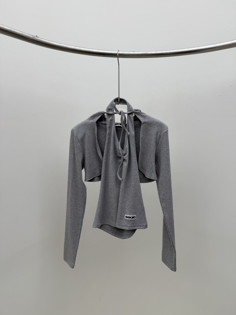 SEOLO韓國直郵實拍女士新款休閑26春夏推薦時尚職業套裝褶裥Seolo seoul套裝圖色2