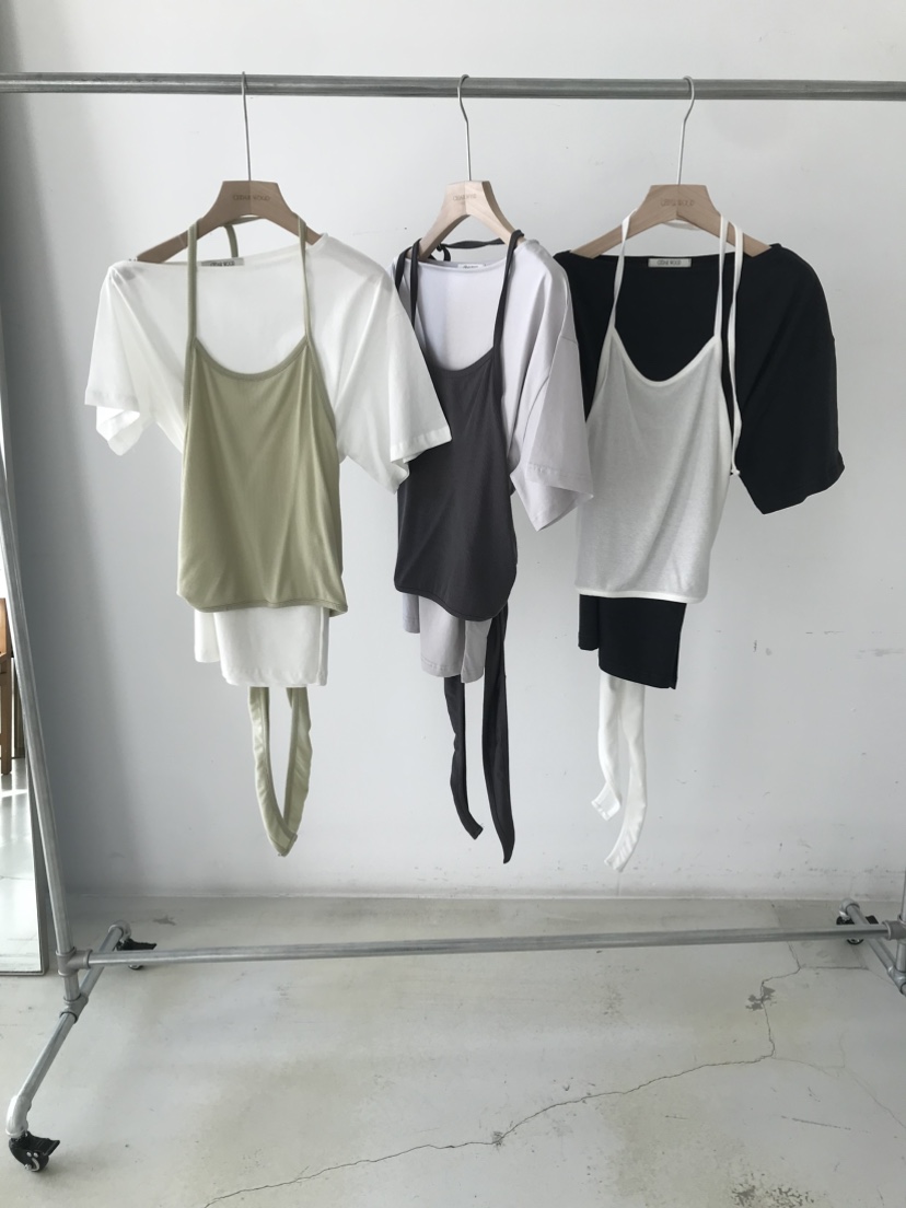 CEDARWOOD韓國直郵實拍女裝新品職業26春夏吊帶背心不含內搭CEDAR WOOD吊帶/背心