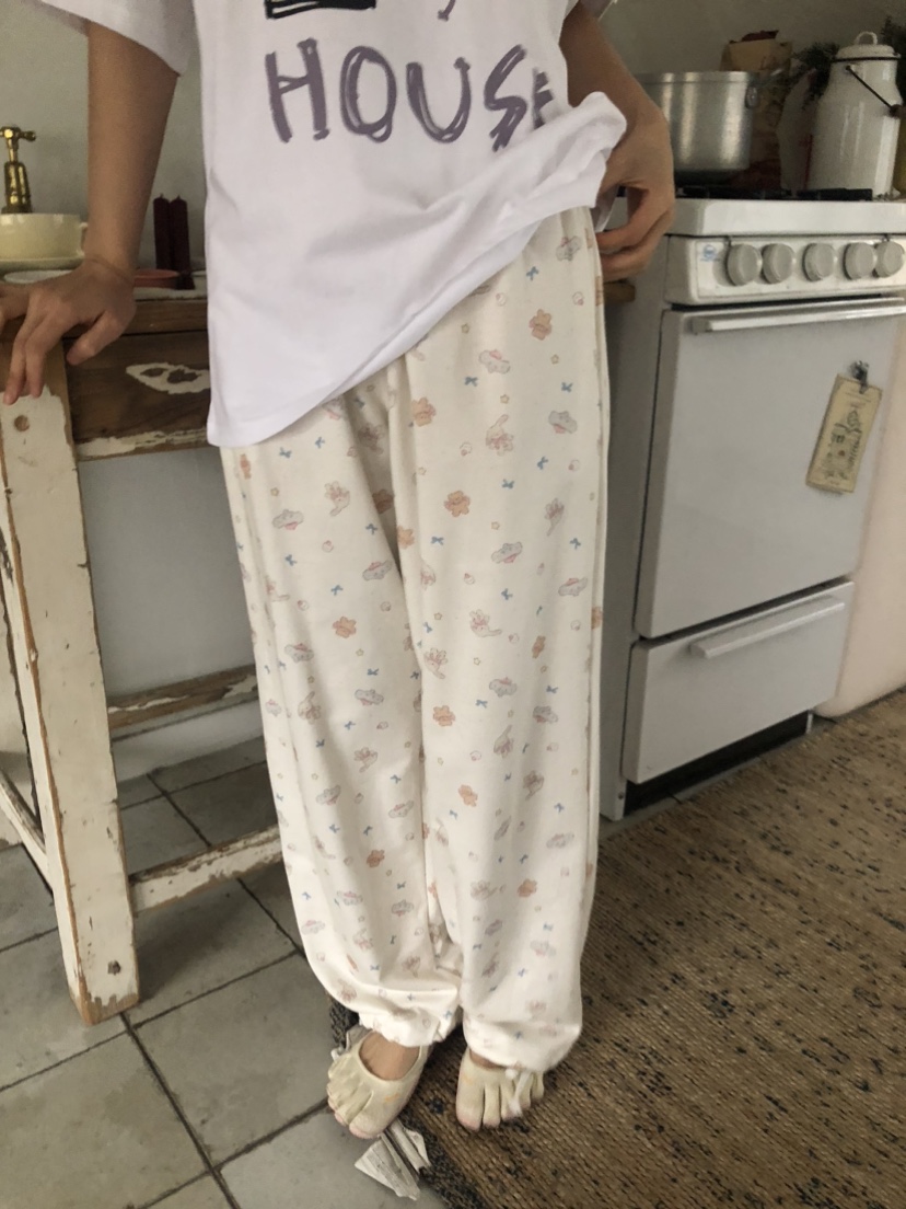 FLASH/I LOVE ME韓國東大門代購女士新款人氣休閑休閑褲FLASH/I LOVE ME休閑褲