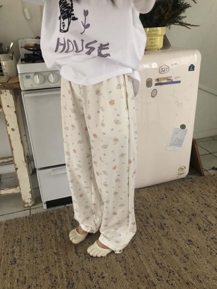 FLASH/I LOVE ME韓國東大門代購女士新款人氣休閑休閑褲FLASH/I LOVE ME休閑褲