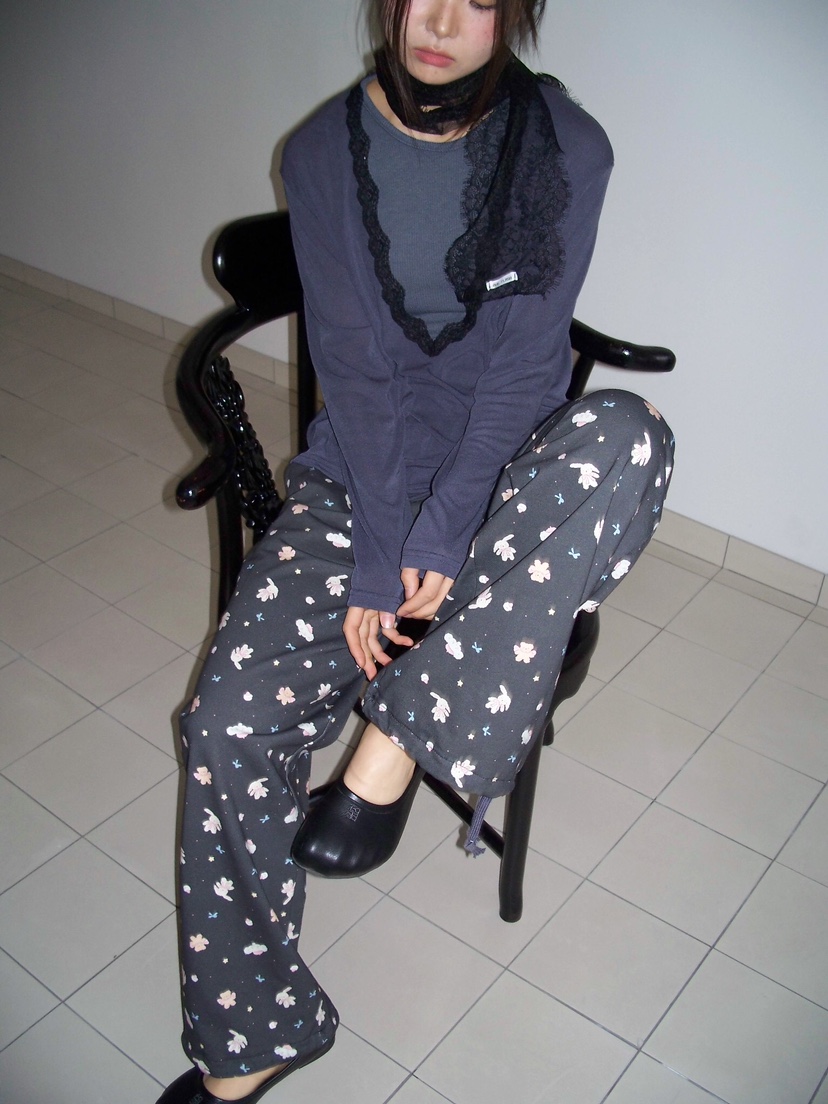 FLASH/I LOVE ME韓國東大門代購女士新款人氣休閑休閑褲FLASH/I LOVE ME休閑褲