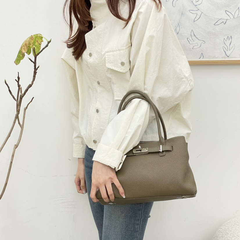 J PLACE韓國直郵女士新品26春夏熱賣休閑單肩斜跨包拉鏈J PLACE單肩/斜跨包