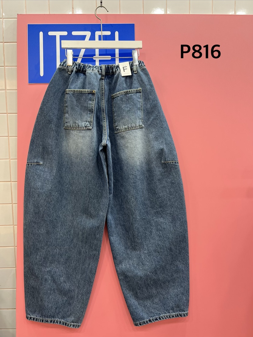 ITZEL韓國直郵實拍女裝新款推薦熱賣職業26春夏休閑牛仔褲ITZEL牛仔褲