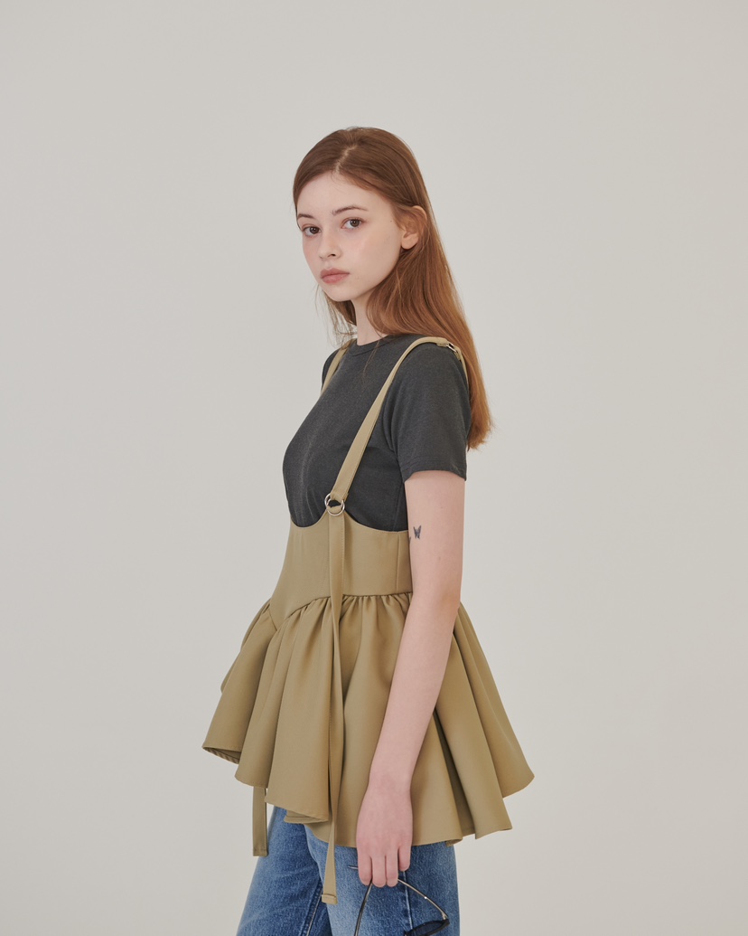 STAGE韓國東大門直郵女裝新款熱賣時尚26春夏人氣吊帶背心STAGE吊帶/背心