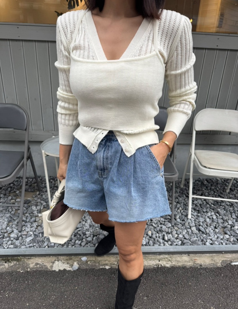 RIAH韓國東大門直郵女士新品職業熱賣26春夏推薦短褲SaleRIAH短褲