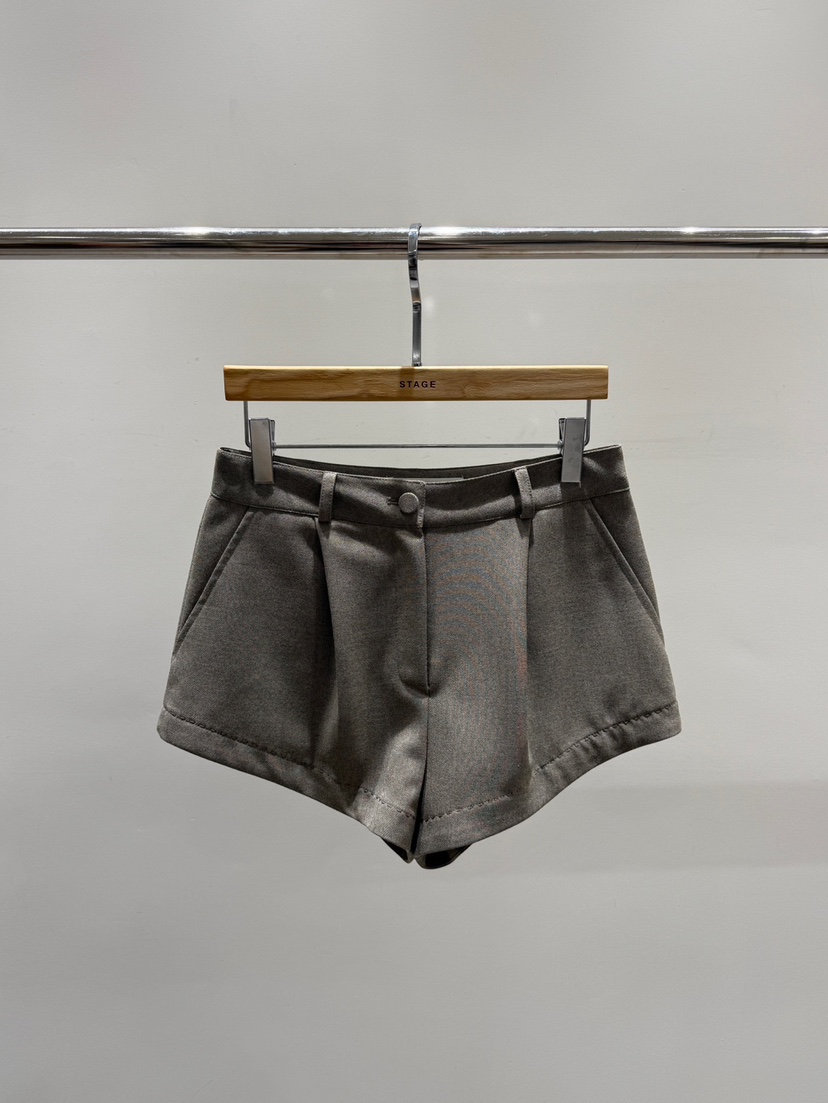 STAGE韓國東大門代購女裝新品職業26春夏推薦休閑熱賣短褲STAGE短褲圖色1