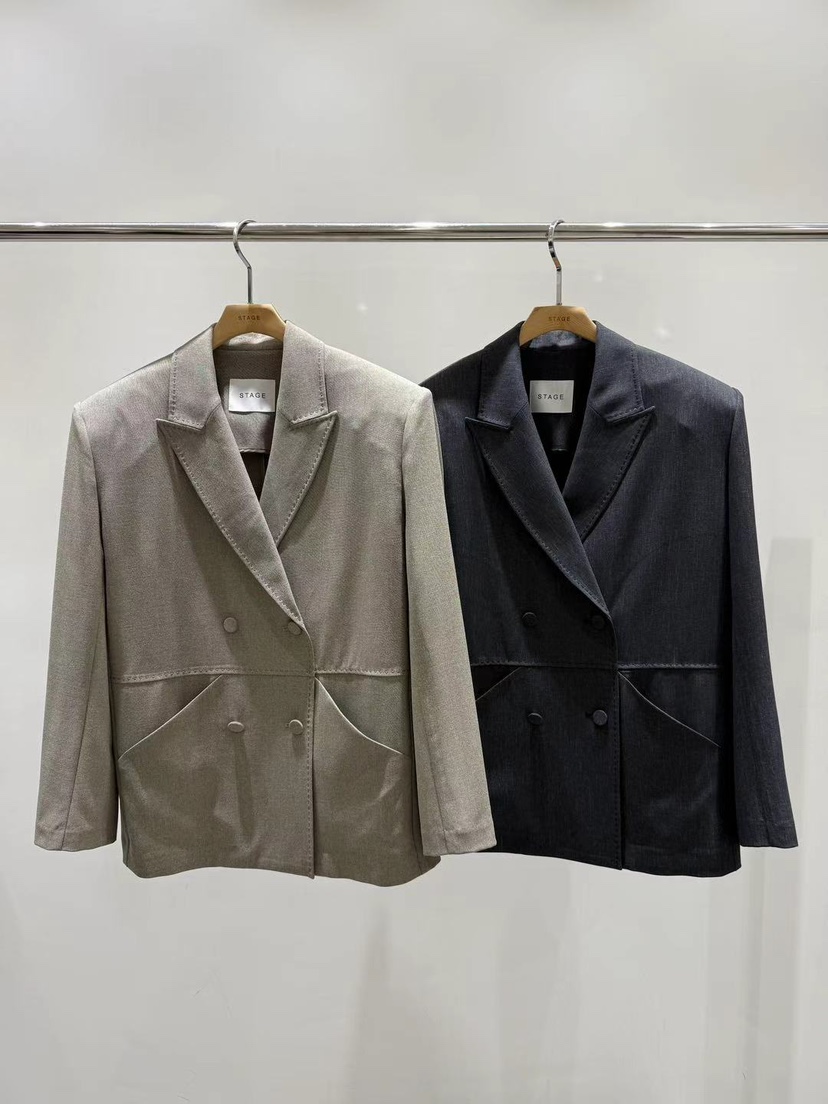 STAGE韓國東大門直郵女裝新品休閑職業推薦人氣時尚熱賣夾克STAGE夾克