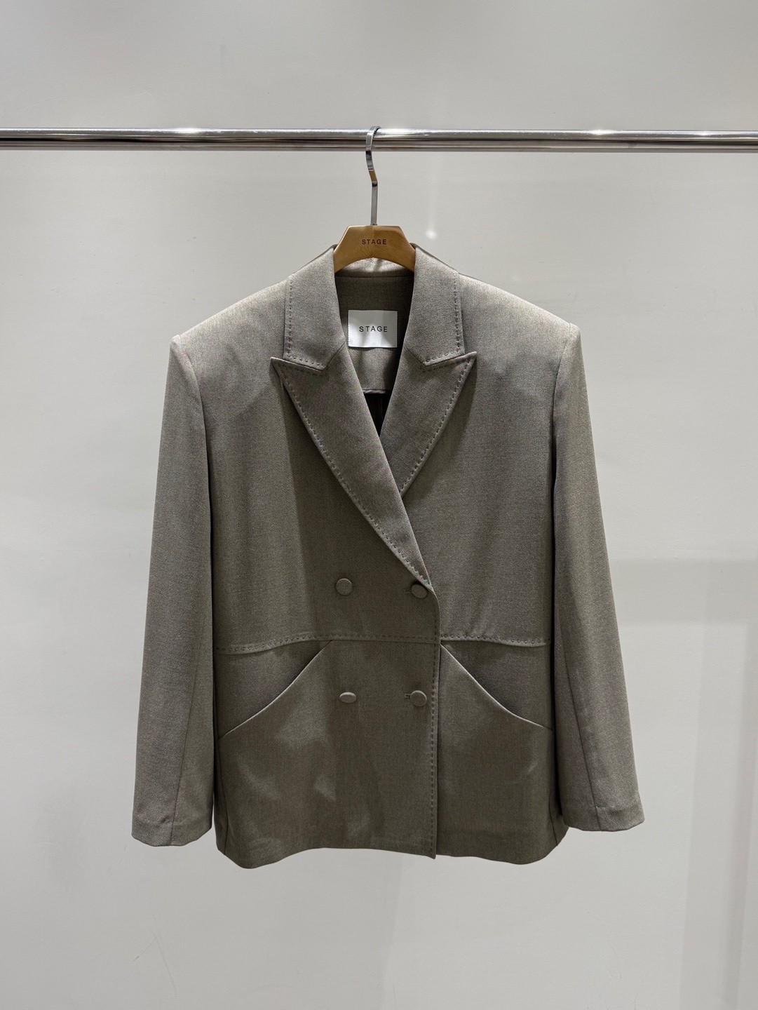 STAGE韓國東大門直郵女裝新品休閑職業推薦人氣時尚熱賣夾克STAGE夾克圖色1