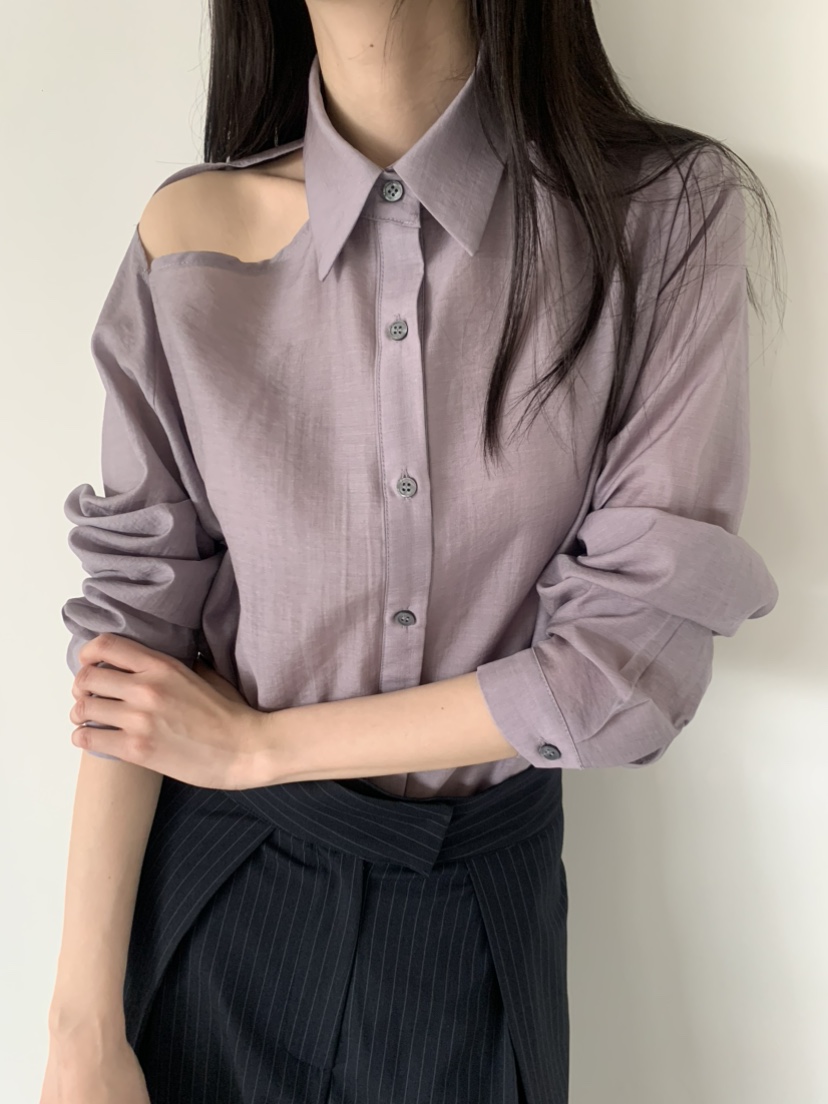 LE AVE東大門代購女裝新品時尚休閑人氣真品熱賣襯衫蕾絲衫LE AVE襯衫/蕾絲衫