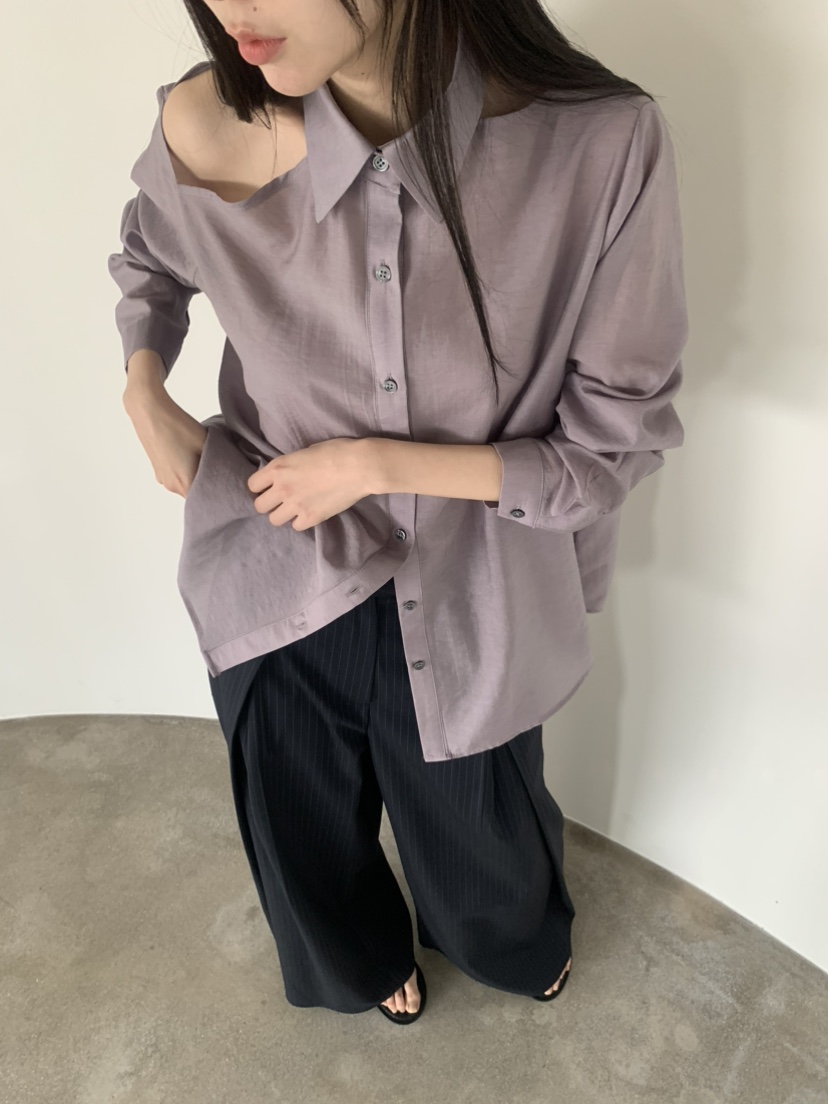 LE AVE東大門代購女裝新品時尚休閑人氣真品熱賣襯衫蕾絲衫LE AVE襯衫/蕾絲衫