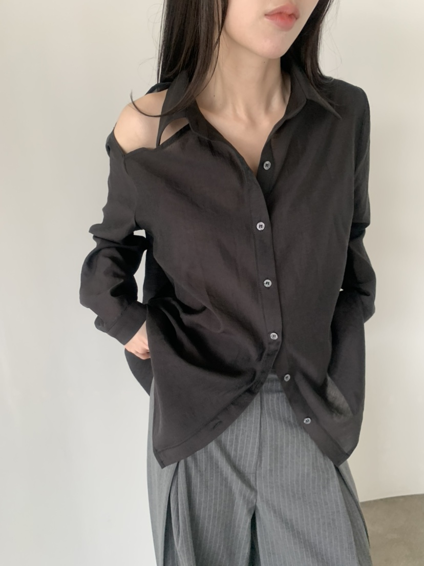 LE AVE東大門代購女裝新品時尚休閑人氣真品熱賣襯衫蕾絲衫LE AVE襯衫/蕾絲衫