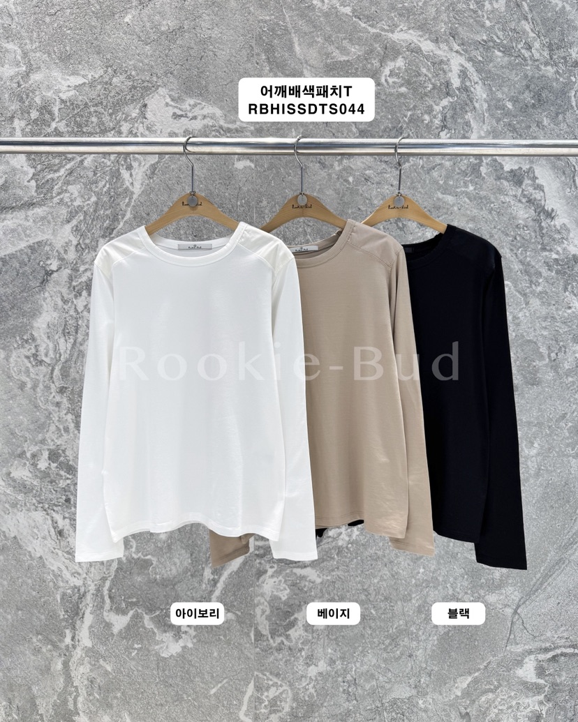 ROOKIE BUD韓國直郵女士新款時尚休閑真品人氣26春夏長袖T恤ROOKIE BUD-L長袖T恤