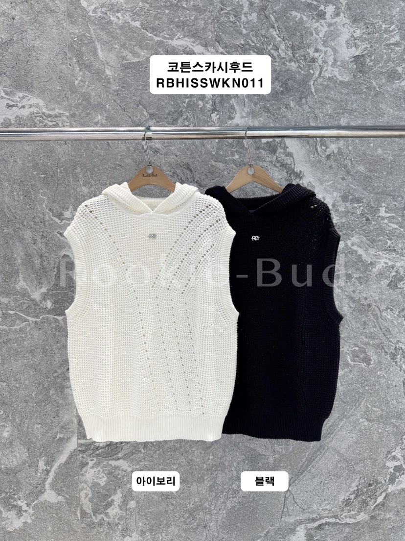 ROOKIE BUD韓國直郵女士新品26春夏吊帶背心連帽衫修身棉質ROOKIE BUD-L吊帶/背心