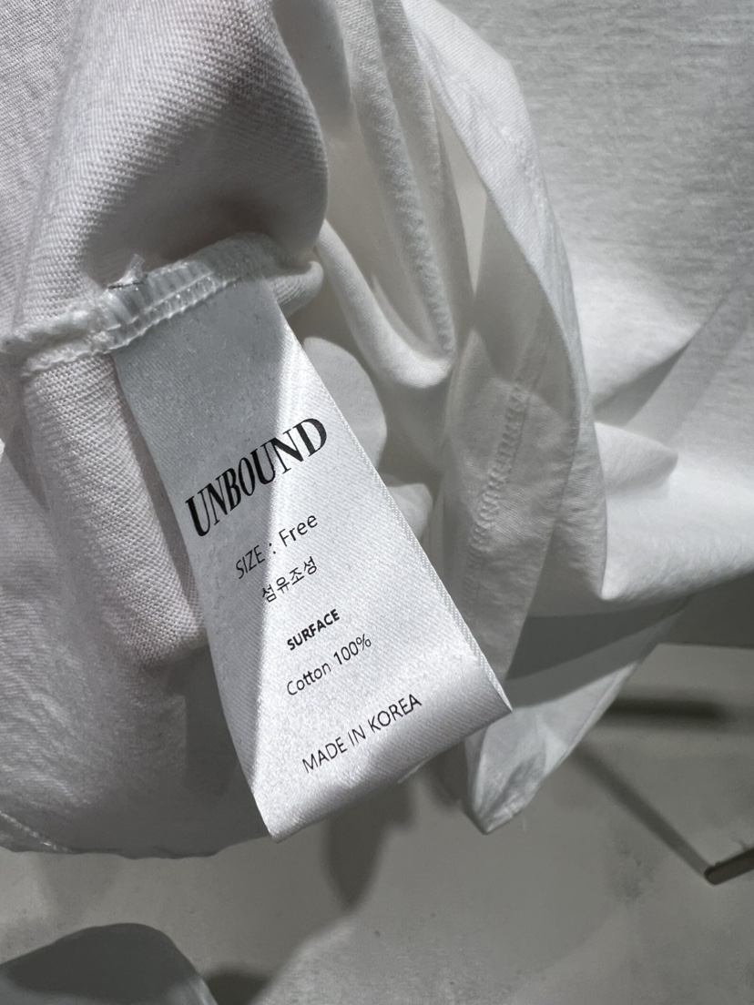 UNBOUND東大門實拍女士新款真品26春夏推薦時尚休閑職業T恤UNBOUNDT恤