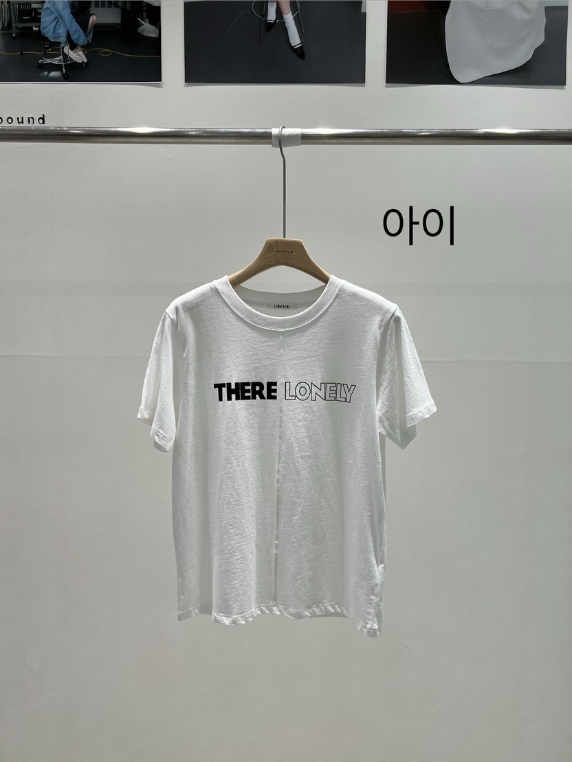 UNBOUND東大門實拍女士新款真品26春夏推薦時尚休閑職業T恤UNBOUNDT恤圖色2