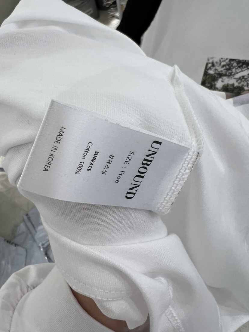 UNBOUND韓國直郵女裝新品推薦熱賣休閑職業人氣時尚真品T恤UNBOUNDT恤