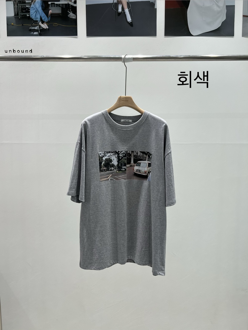UNBOUND韓國直郵女裝新品推薦熱賣休閑職業人氣時尚真品T恤UNBOUNDT恤圖色2