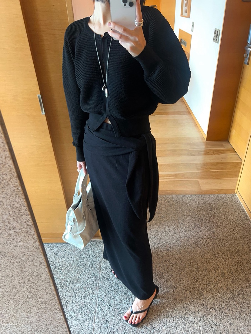 MOMENT東大門實拍女士新品人氣熱賣推薦休閑26春夏職業長裙MOMENT/RECOVER長裙