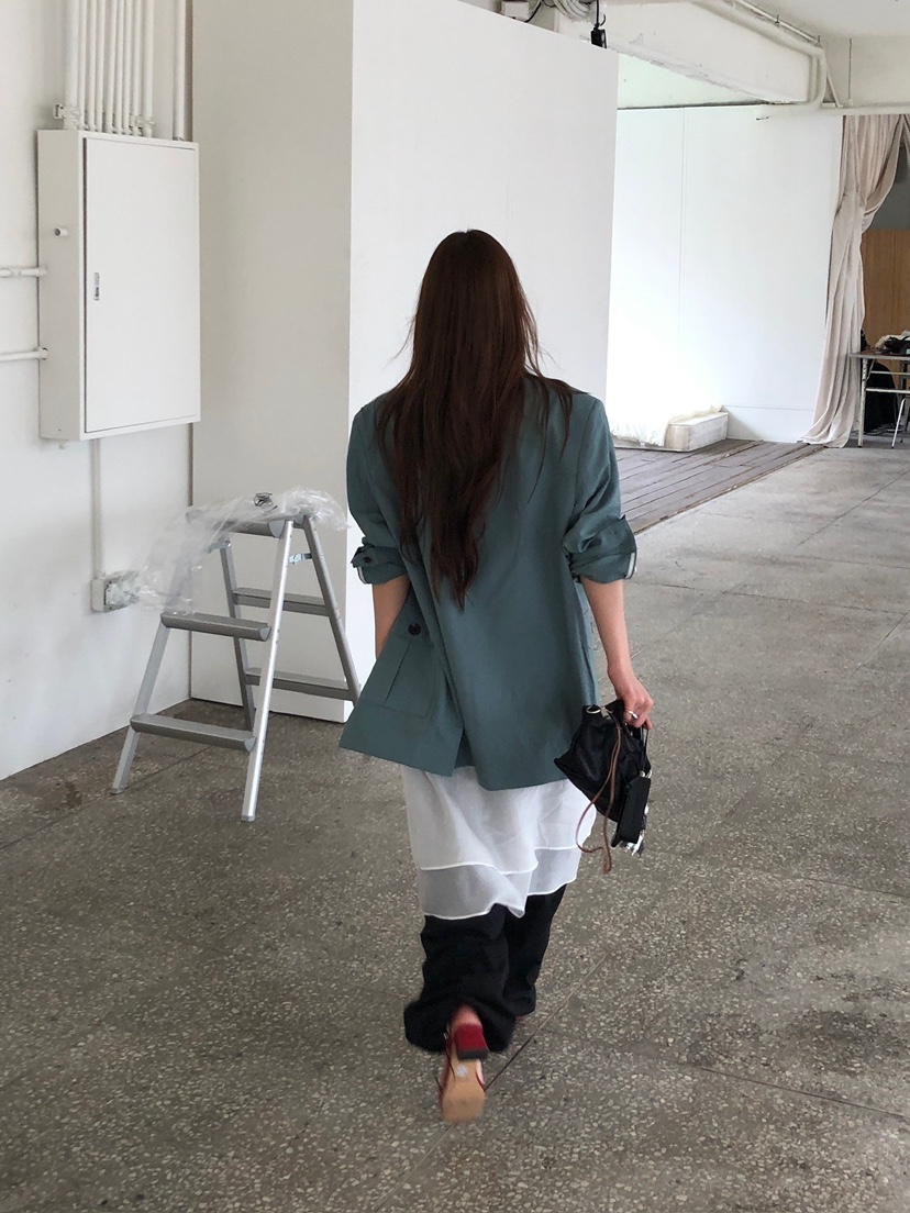 UNBOUND東大門代購女裝新款人氣熱賣休閑推薦夾克亞麻布口袋UNBOUND夾克