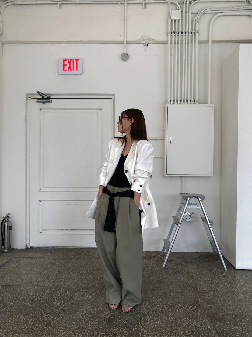 UNBOUND東大門代購女裝新款人氣熱賣休閑推薦夾克亞麻布口袋UNBOUND夾克