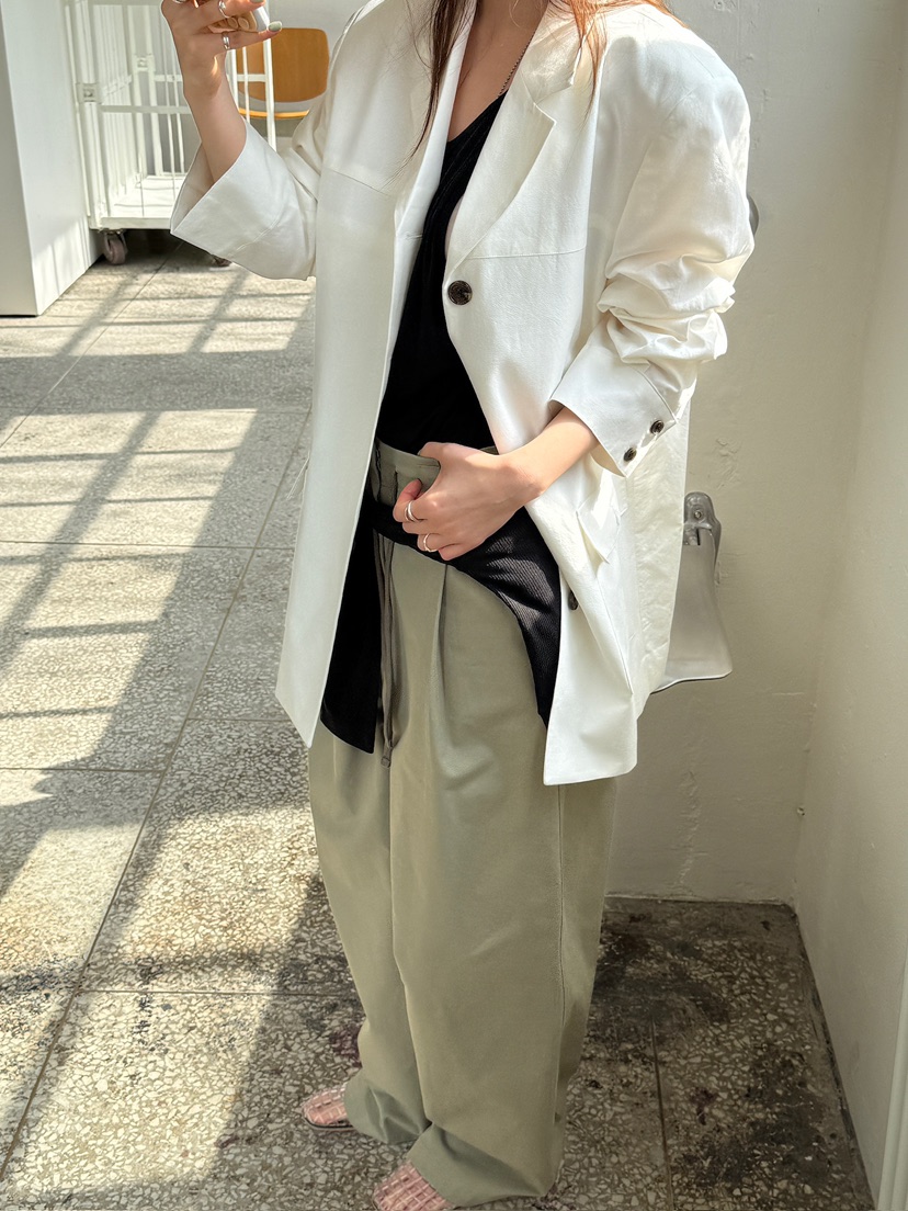 UNBOUND東大門代購女裝新款人氣熱賣休閑推薦夾克亞麻布口袋UNBOUND夾克