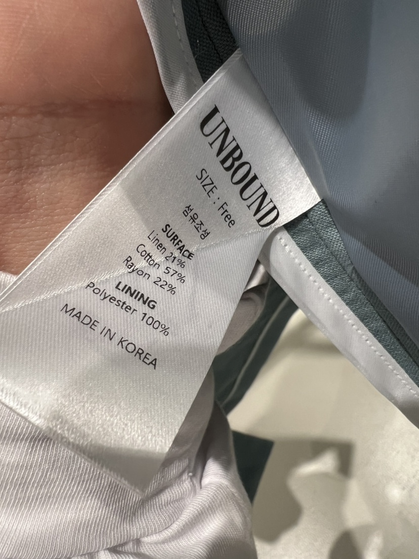 UNBOUND東大門代購女裝新款人氣熱賣休閑推薦夾克亞麻布口袋UNBOUND夾克