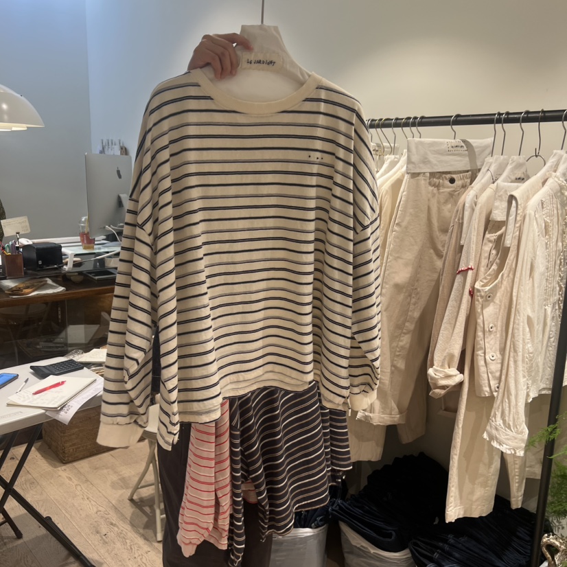 LE JARDINET韓國代購女士新品時尚真品推薦26春夏長袖T恤LE JARDINET長袖T恤圖色3